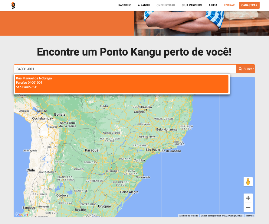 Onde tem um Ponto Kangu perto de mim Kangu